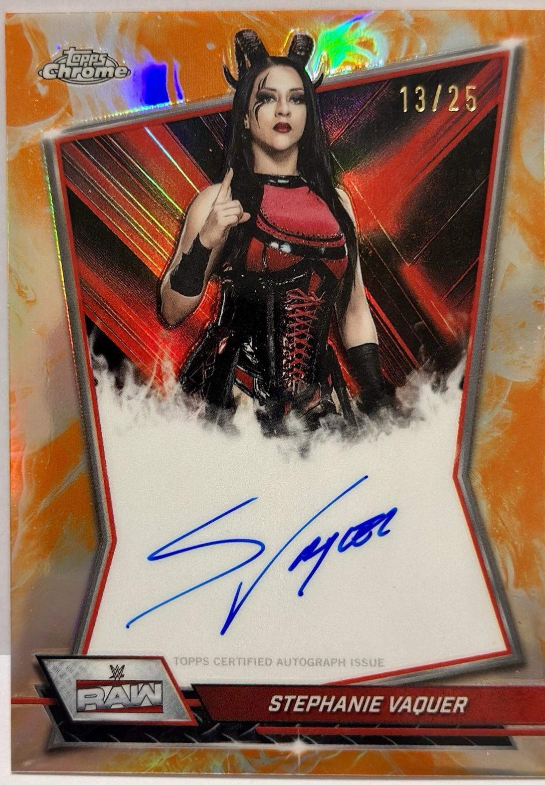 Stephanie Vaquer [Orange Refractor] #RBA-STE