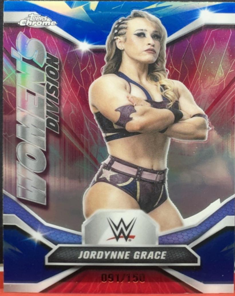 Jordynne Grace [Blue Refractor] #WDV-6