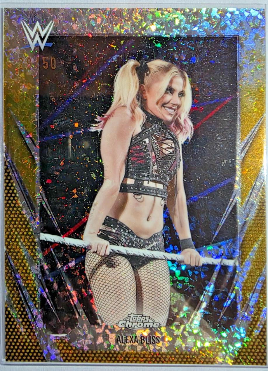 Alexa Bliss [Gold Mini Diamond Refractor] #64