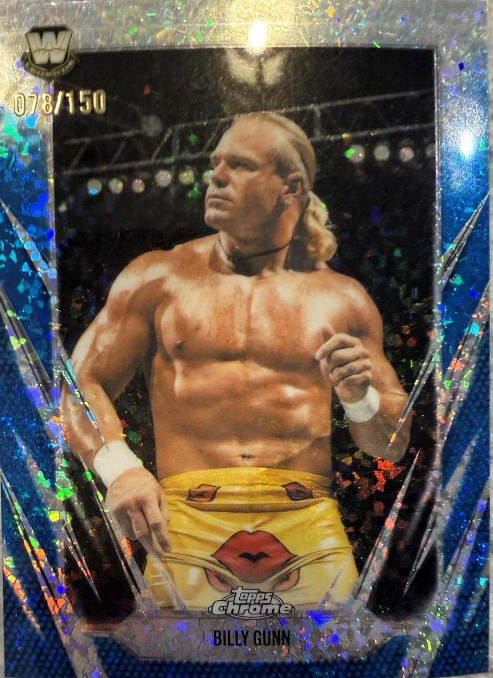 Billy Gunn [Blue Mini Diamond Refractor] #22