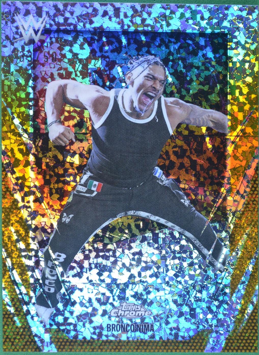 Bronco Nima [Gold Mini Diamond Refractor] #103