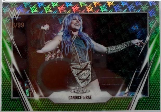 Candice LeRae [Green Refractor] #90