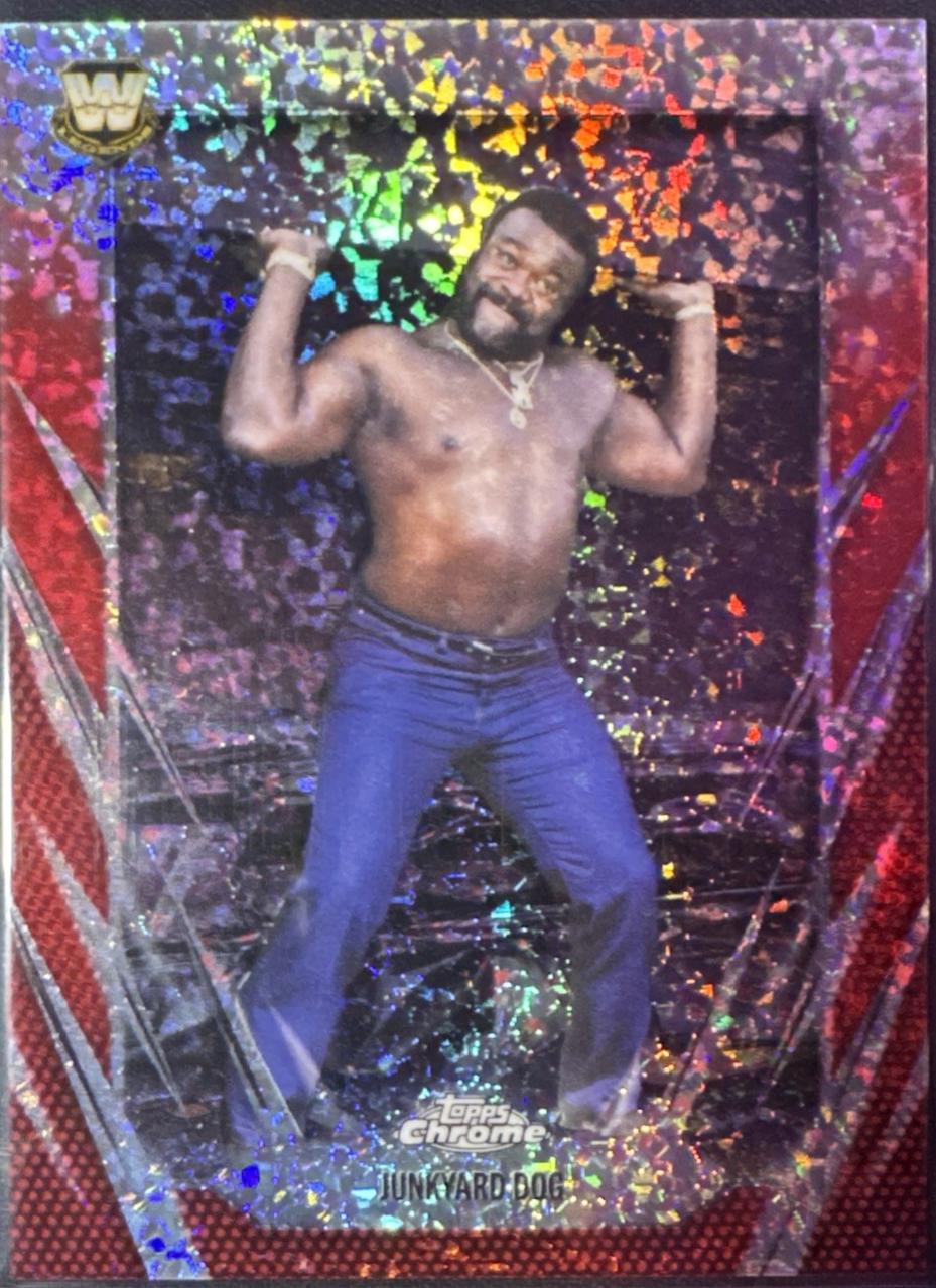 Junkyard Dog [Red Mini Diamond Refractor] #102