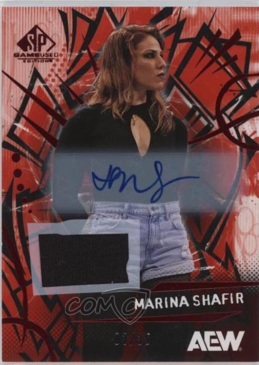 Marina Shafir [Red Memorabilia Autograph] #72