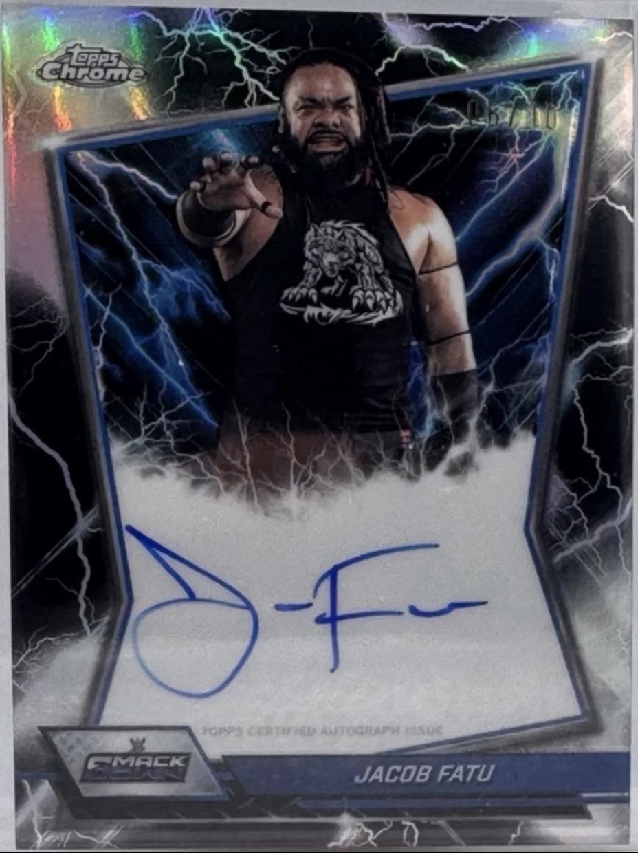Jacob Fatu [Black Refractor] #BBA-JAC