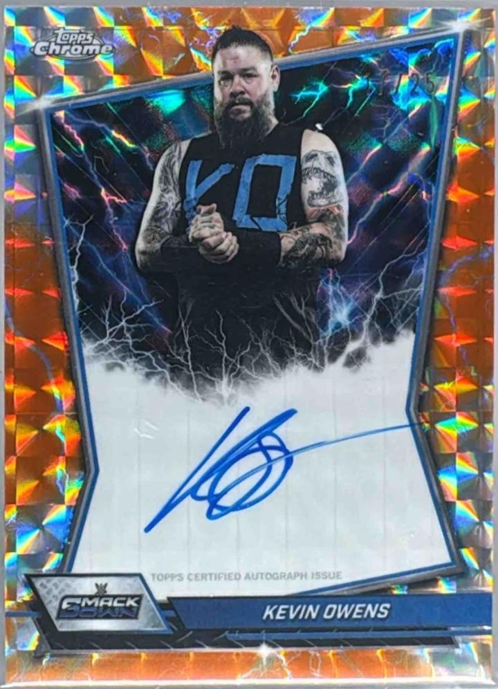 Kevin Owens [Orange Geometric Refractor] #BBA-KEV