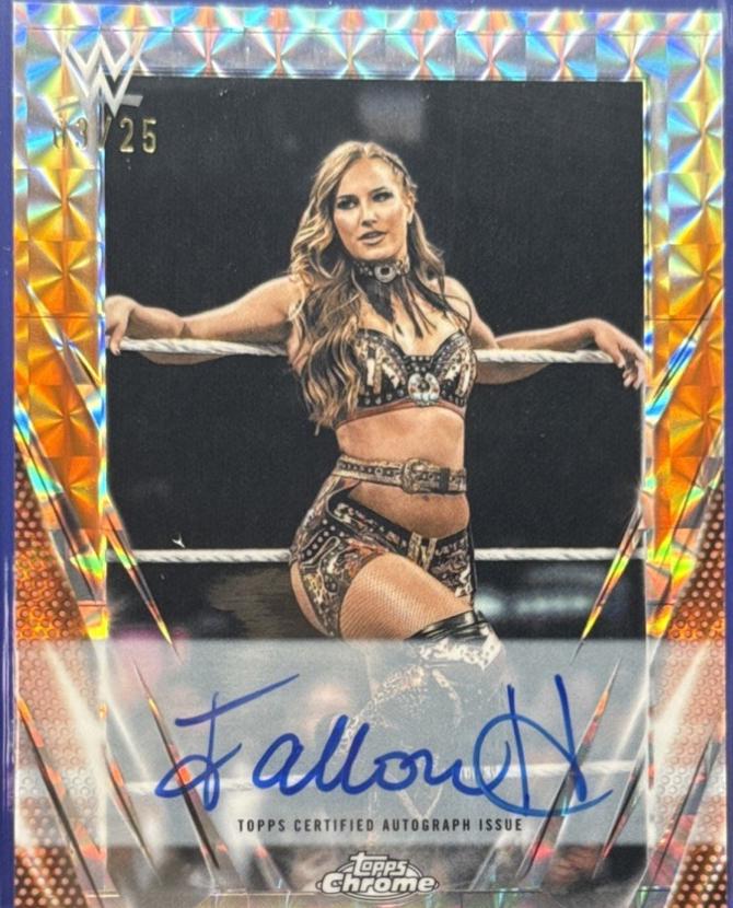 Fallon Henley [Orange Geometric Refractor] #NXT-FAL