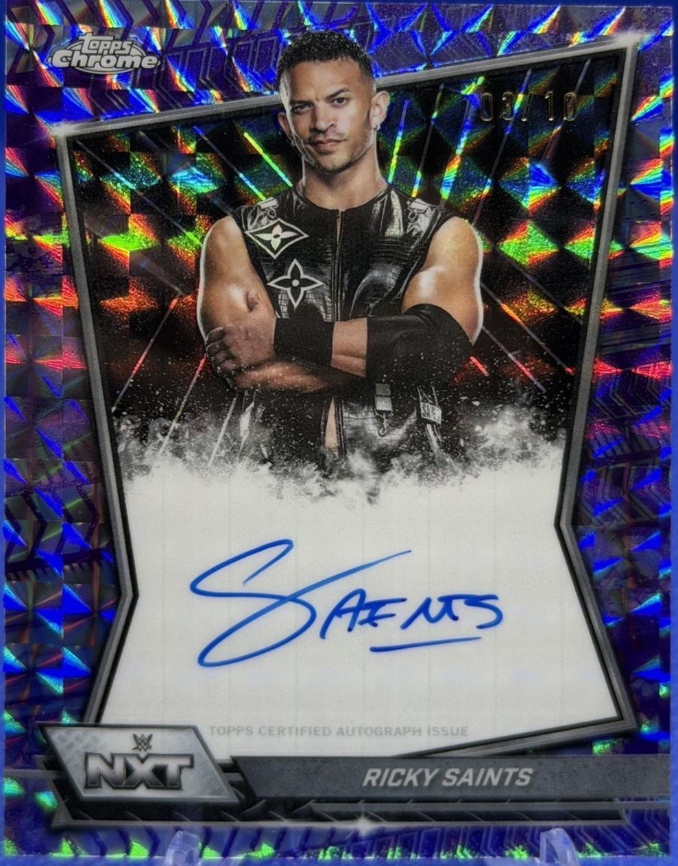 Ricky Saints [Purple Geometric Refractor] #NXT-RIC