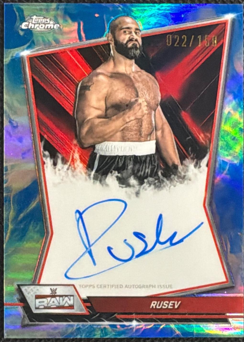 Rusev [Blue Refractor] #RBA-RSV