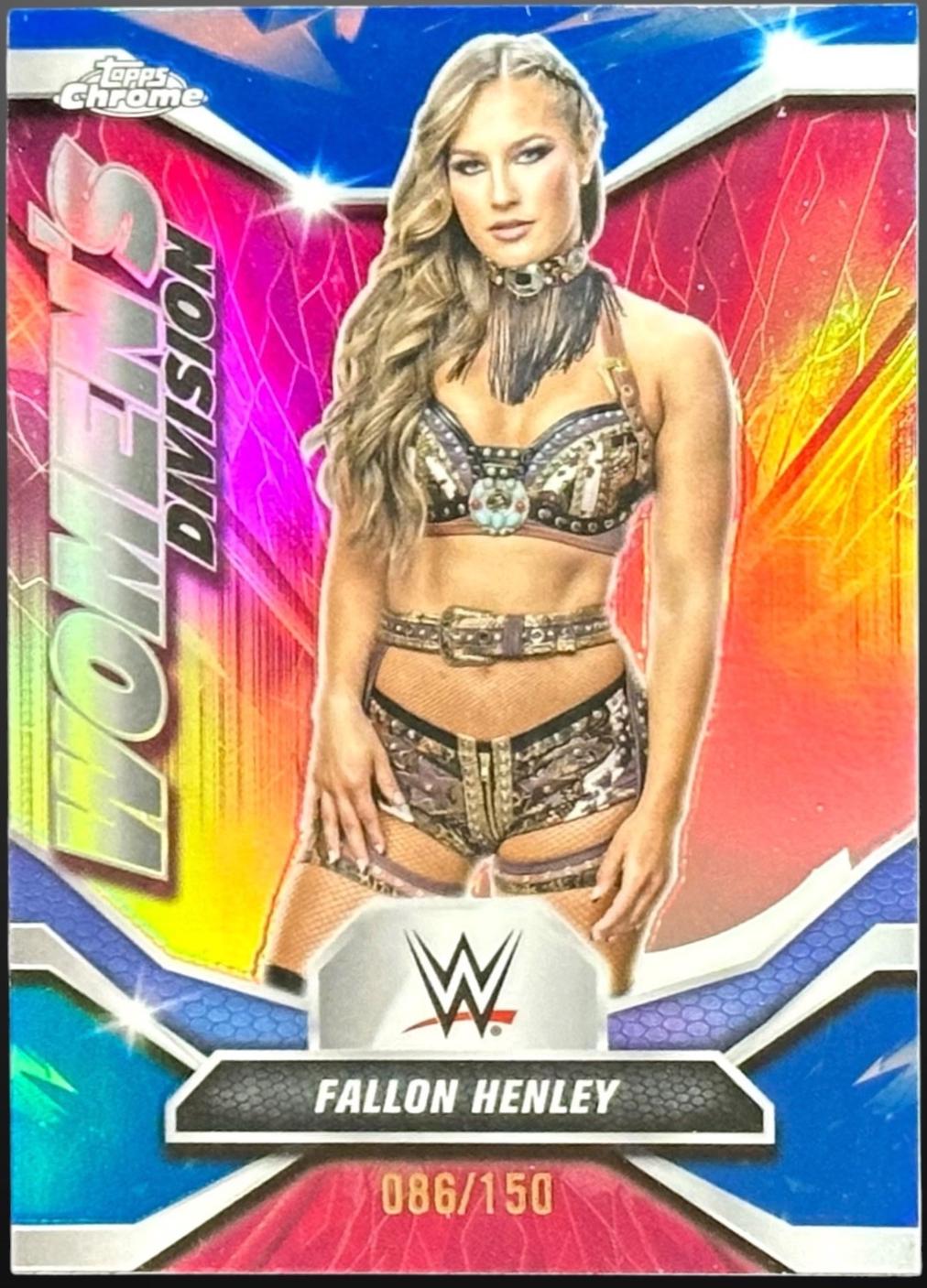 Fallon Henley [Blue Refractor] #WDV-21