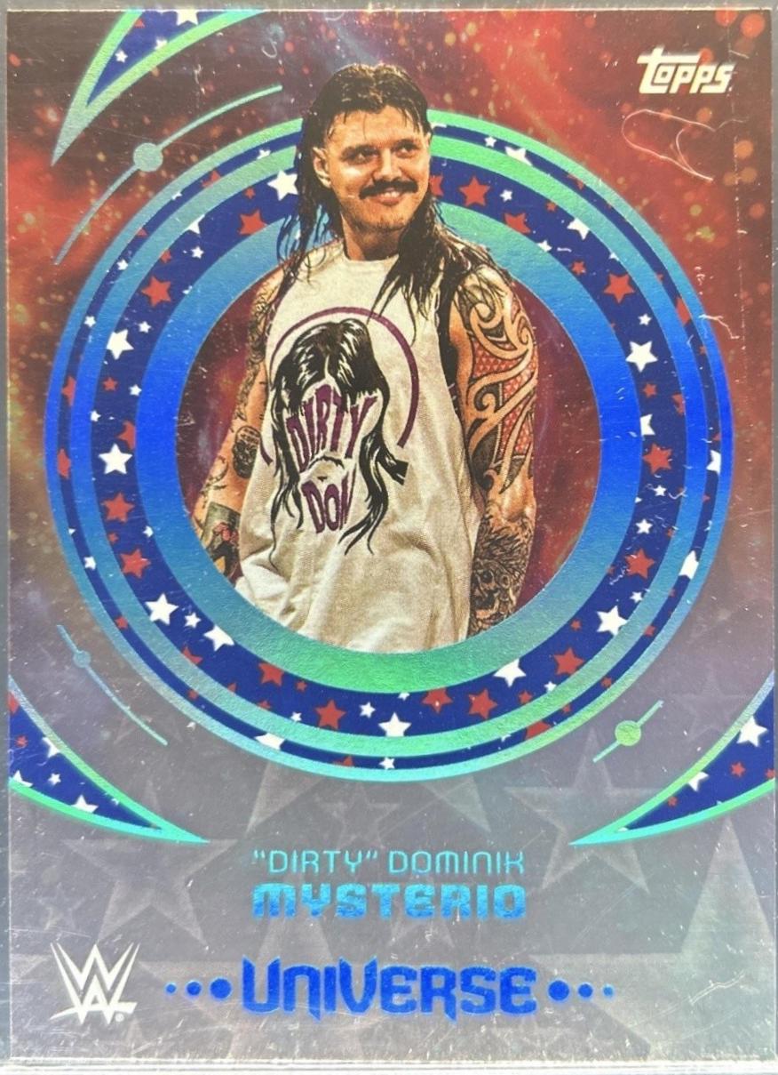 Dirty Dominik Mysterio [Red White Blue Stars] #18