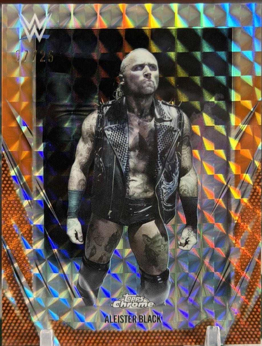 Aleister Black [Orange Geometric] #28