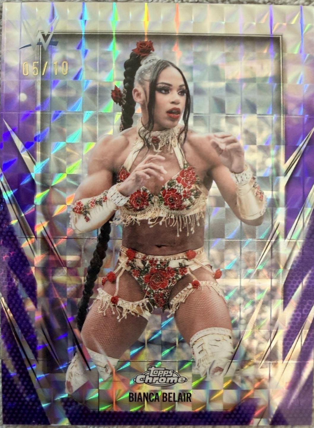 Bianca Belair [Purple Geometric] #33