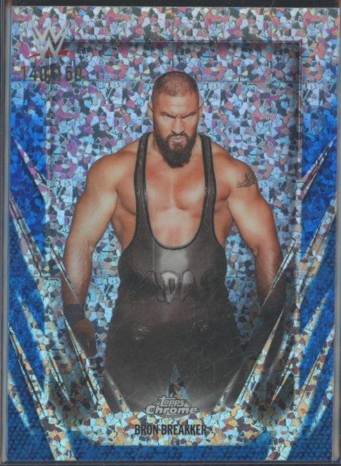 Bron Breakker [Blue Mini Diamond Refractor] #93