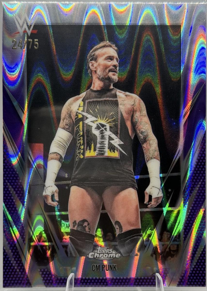 CM Punk [Purple Refractor] #49