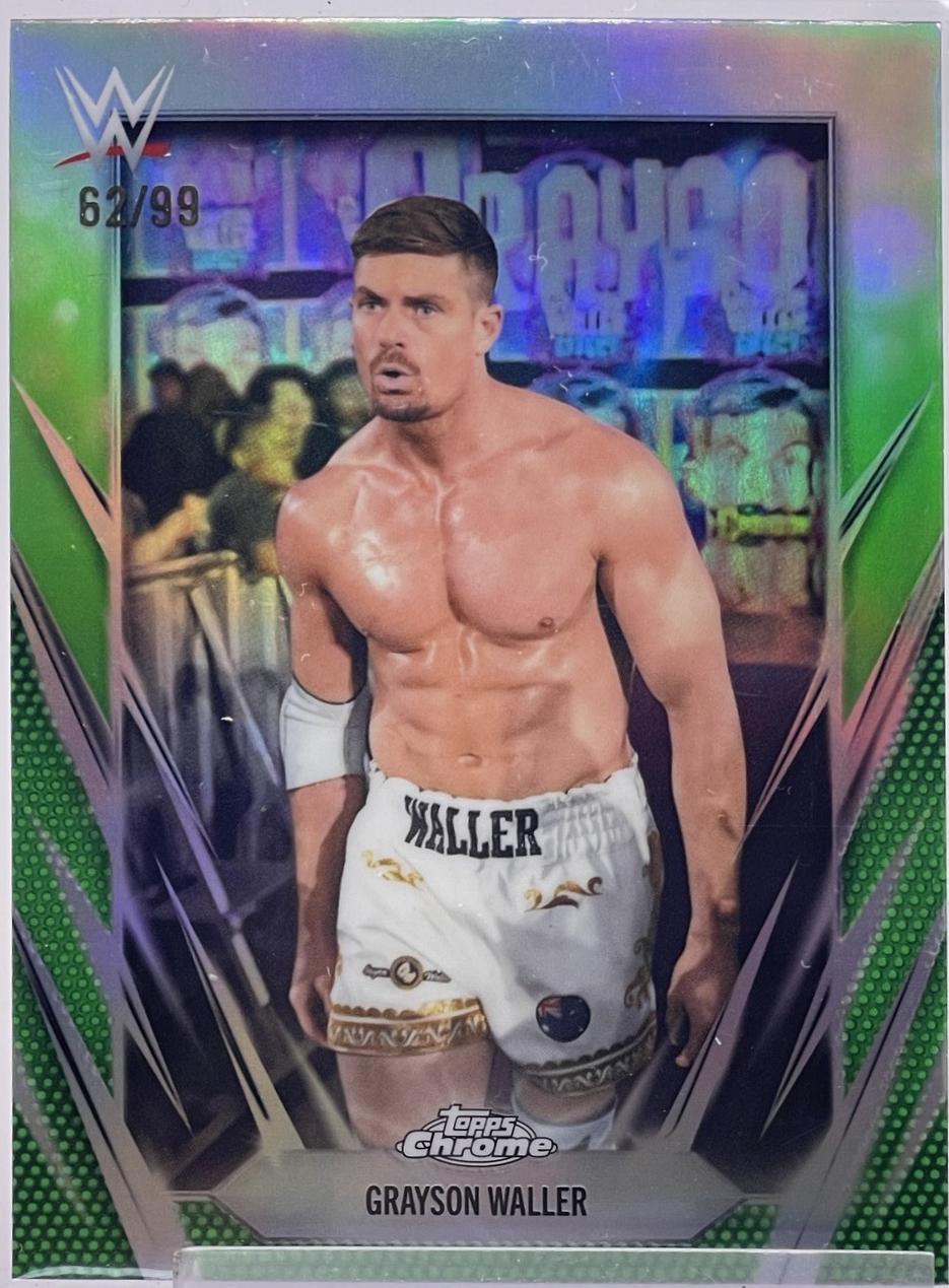 Grayson Waller [Green Refractor] #137