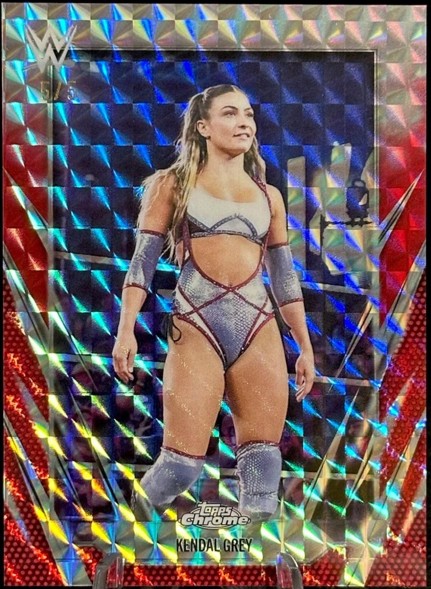 Kendal Grey [Red Geometric] #148