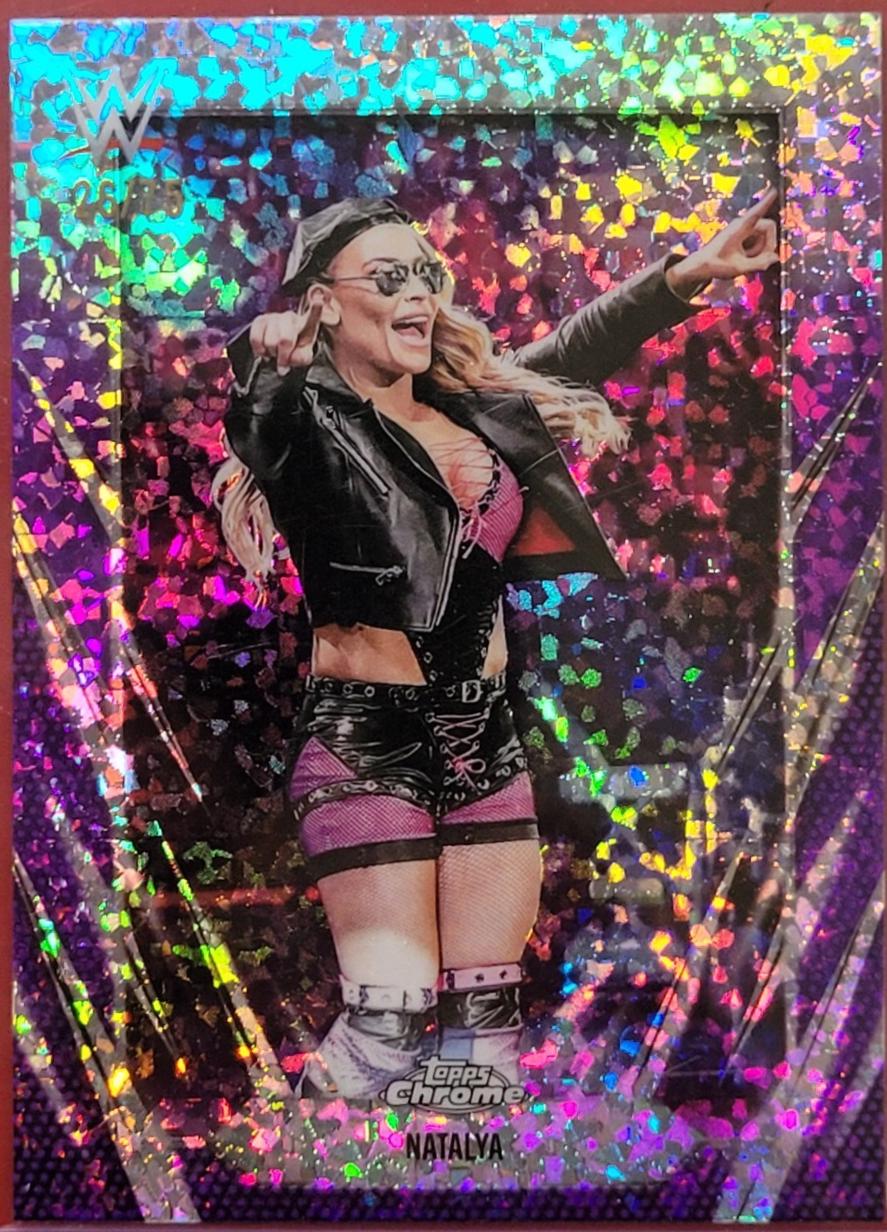 Natalya [Purple Mini Diamond Refractor] #129
