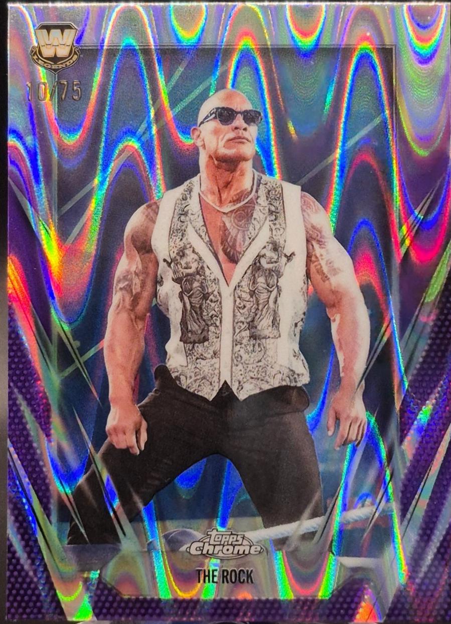 The Rock [Purple RayWave Refractor] #1