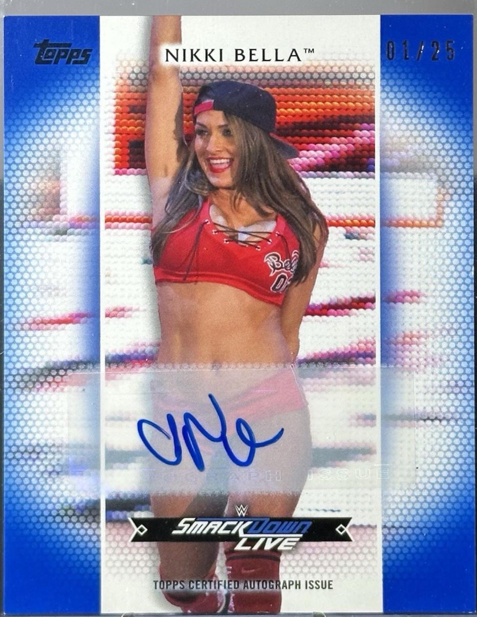 Nikki Bella [Blue Autograph] #R-34