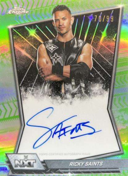 Ricky Saints [Green Refractor] #NXT-RIC