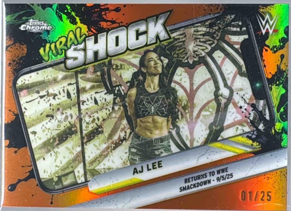 AJ Lee [Orange Refractor] #VIR-18