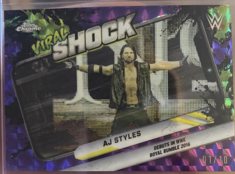 AJ Styles [Purple Geometric Refractor] #VIR-2