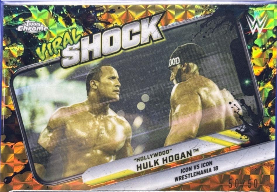 Hollywood Hulk Hogan [Gold Geometric Refractor] #VIR-13