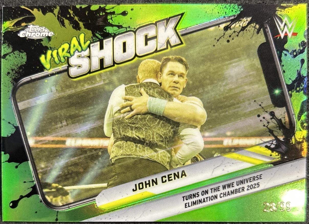 John Cena [Green Refractor] #VIR-1
