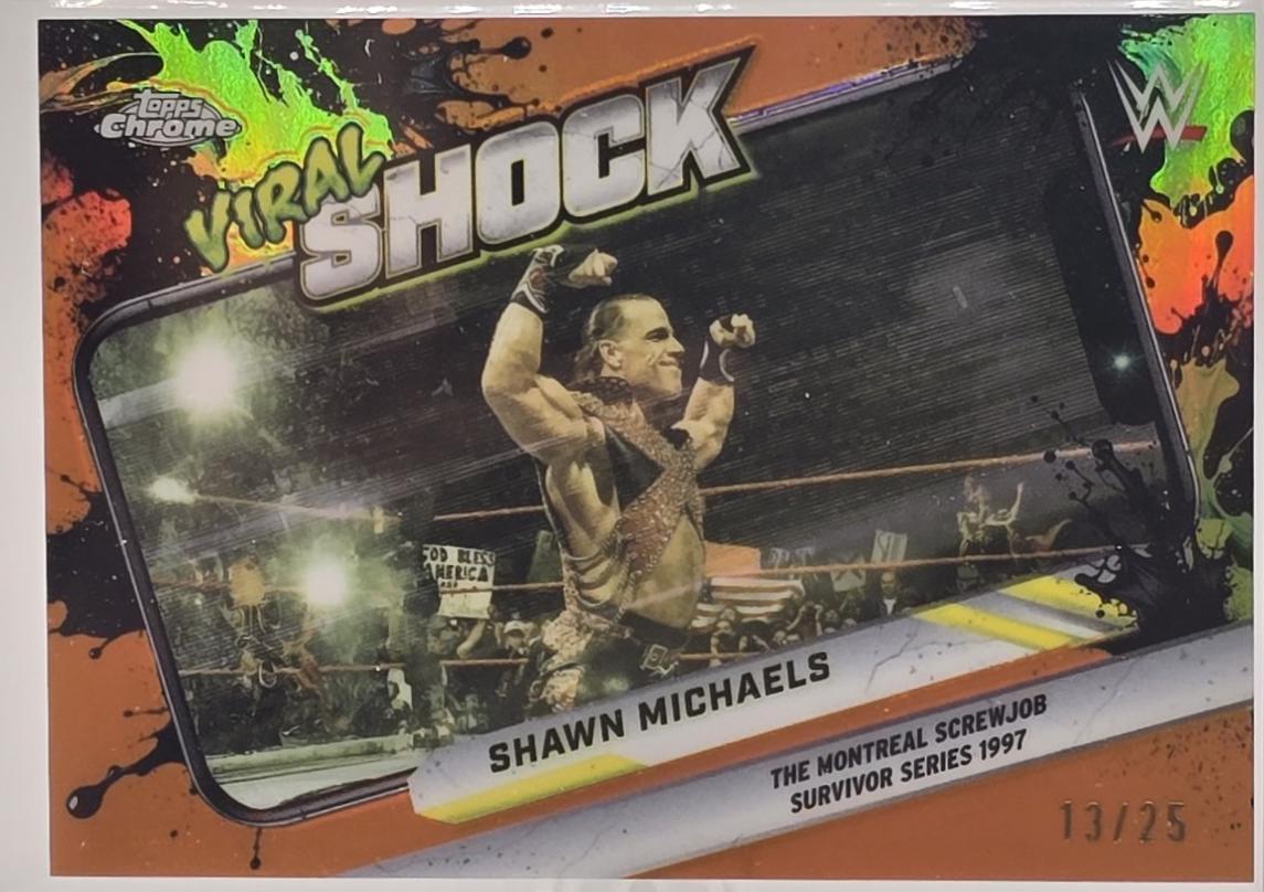 Shawn Michaels [Orange Refractor] #VIR-8