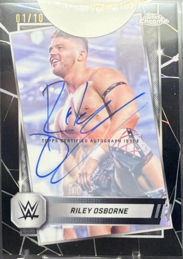 Riley Osborne [Autograph Black Refractor] #59