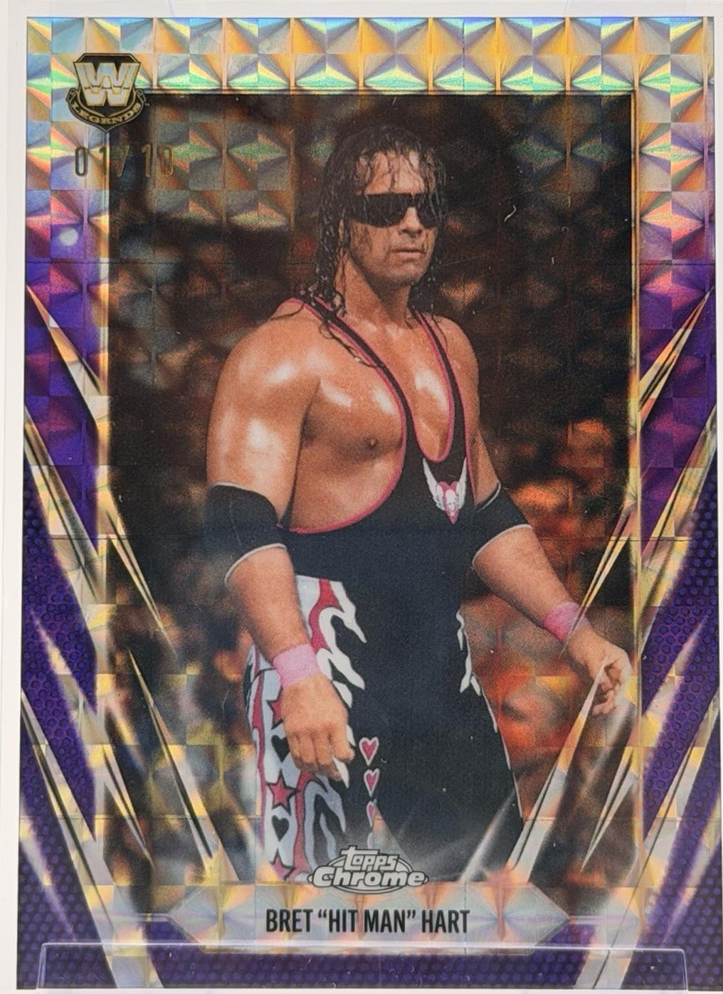Bret Hit Man Hart [Purple Geometric] #30
