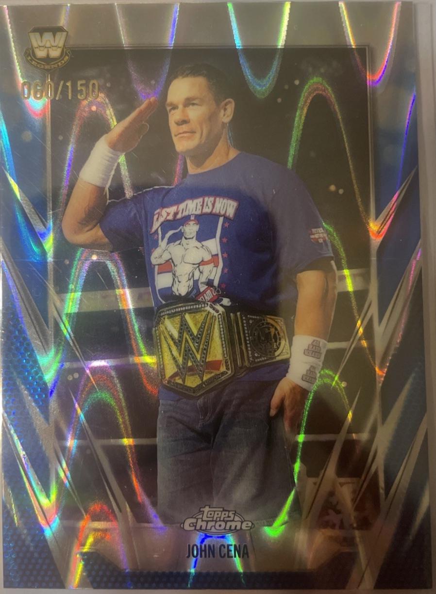 John Cena [Blue RayWave Refractor] #2