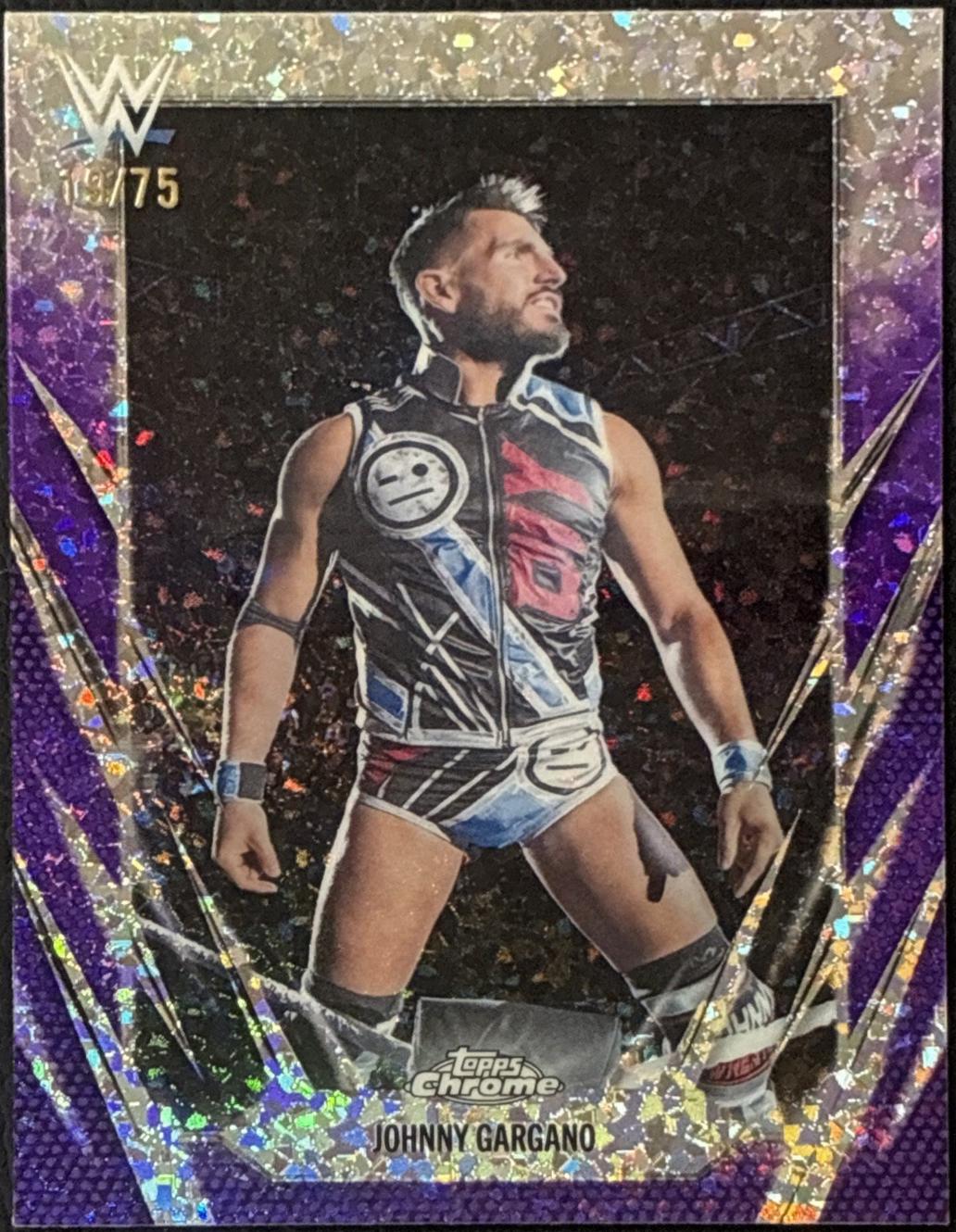 Johnny Gargano [Purple Mini Diamond Refractor] #15