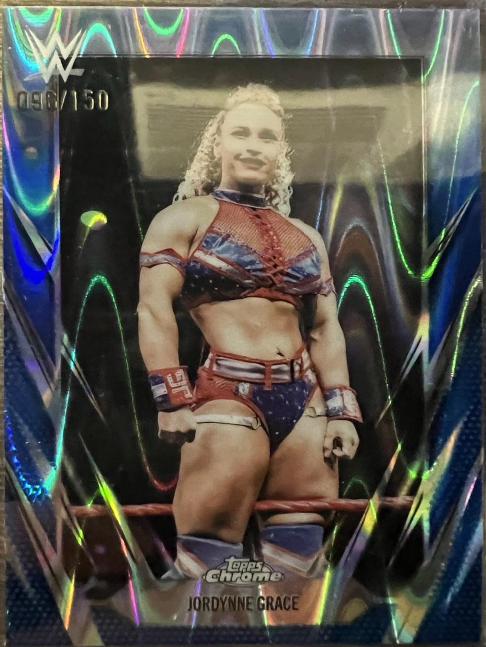Jordynne Grace [Blue RayWave Refractor] #56