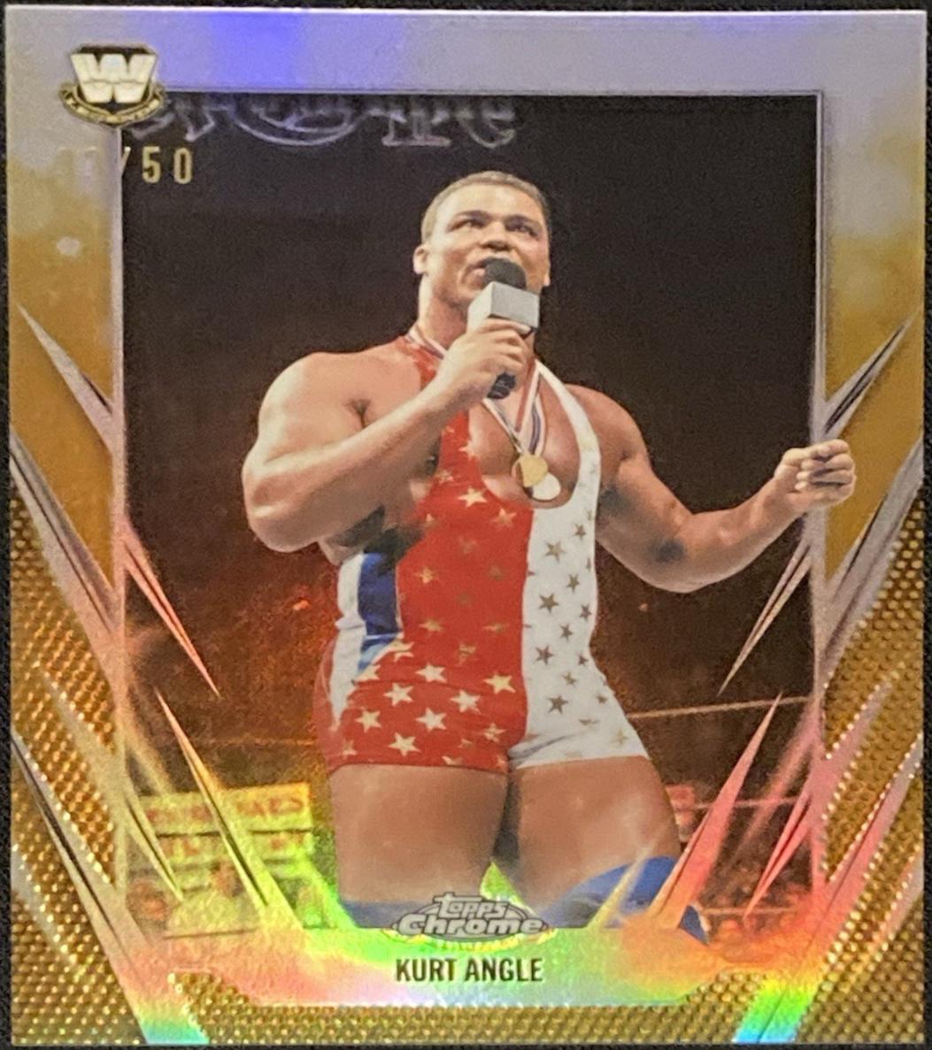 Kurt Angle [Gold Refractor] #123