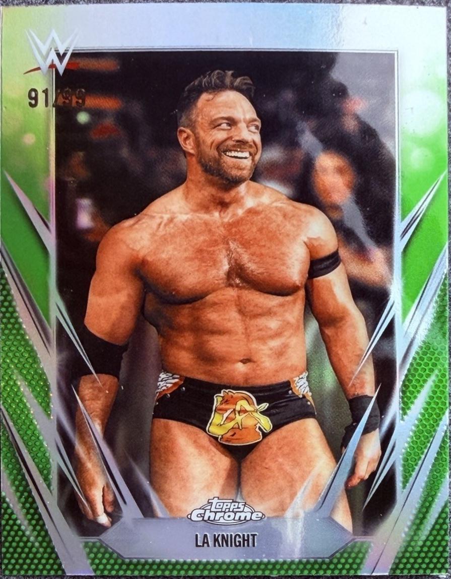 LA Knight [Green Refractor] #87