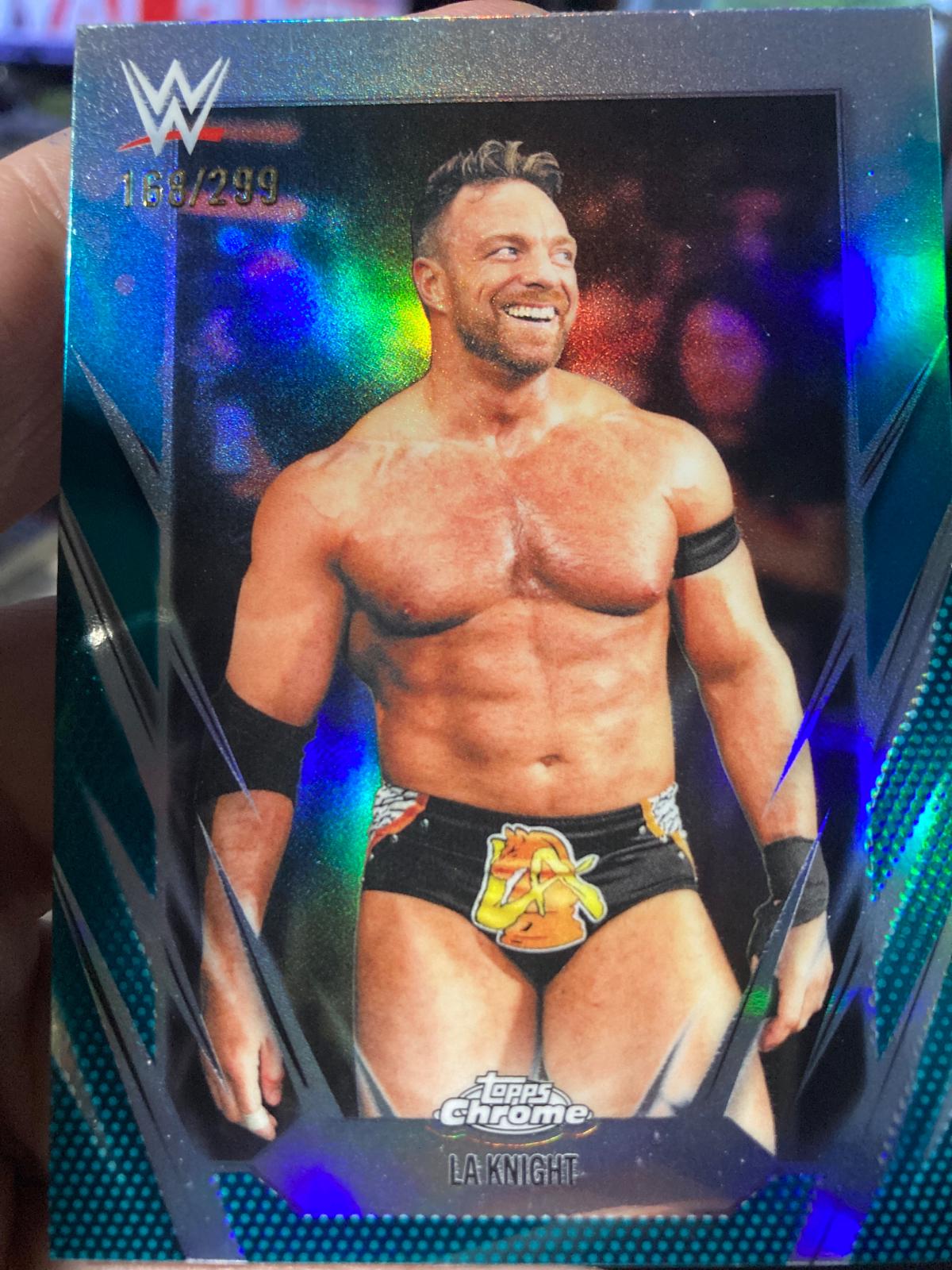 LA Knight [Teal Refractor] #87