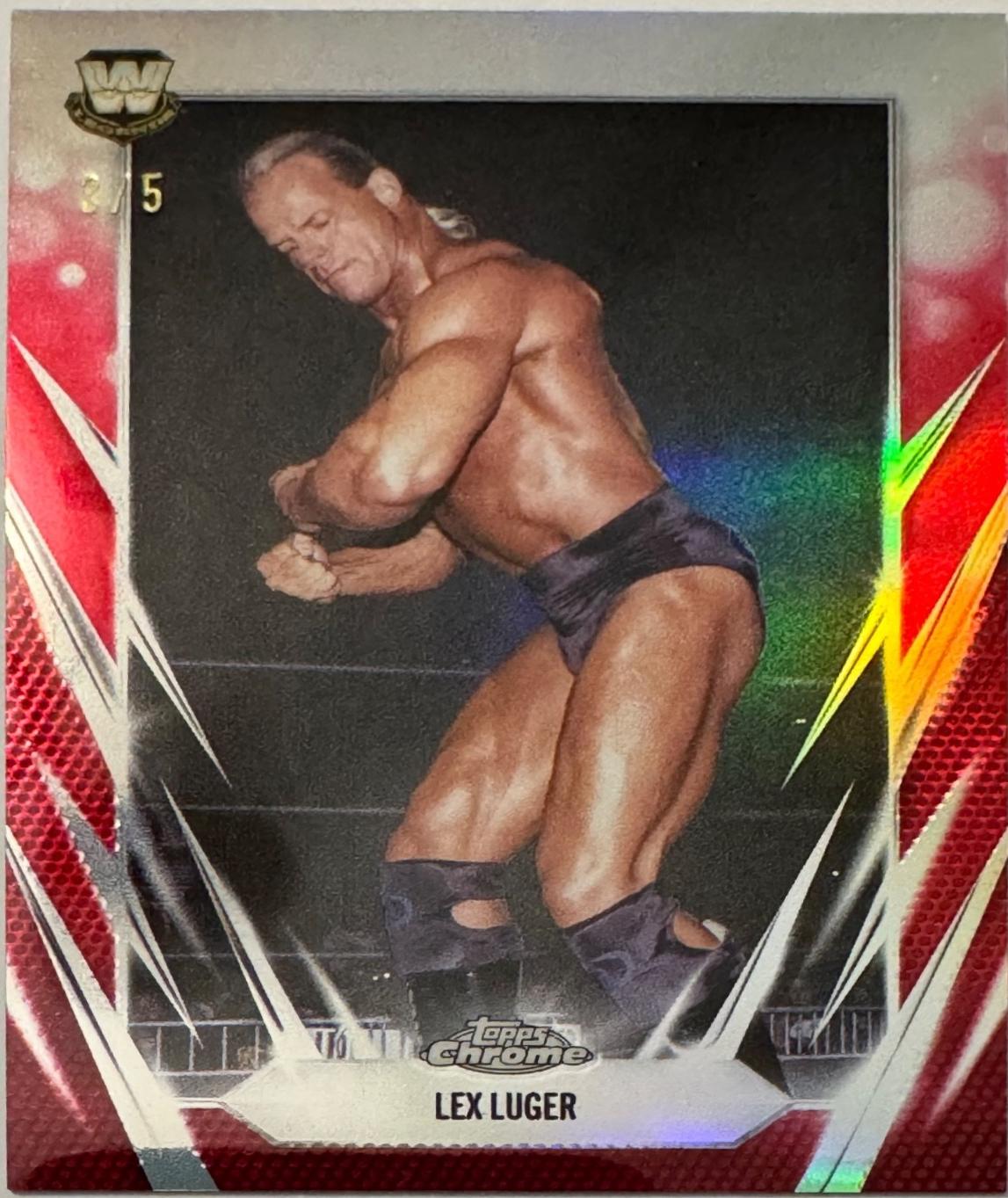 Lex Luger [Red Refractor] #125