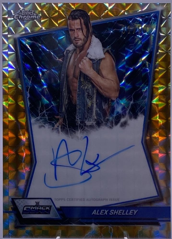 Alex Shelley [Gold Geometric Refractor] #BBA-ALE