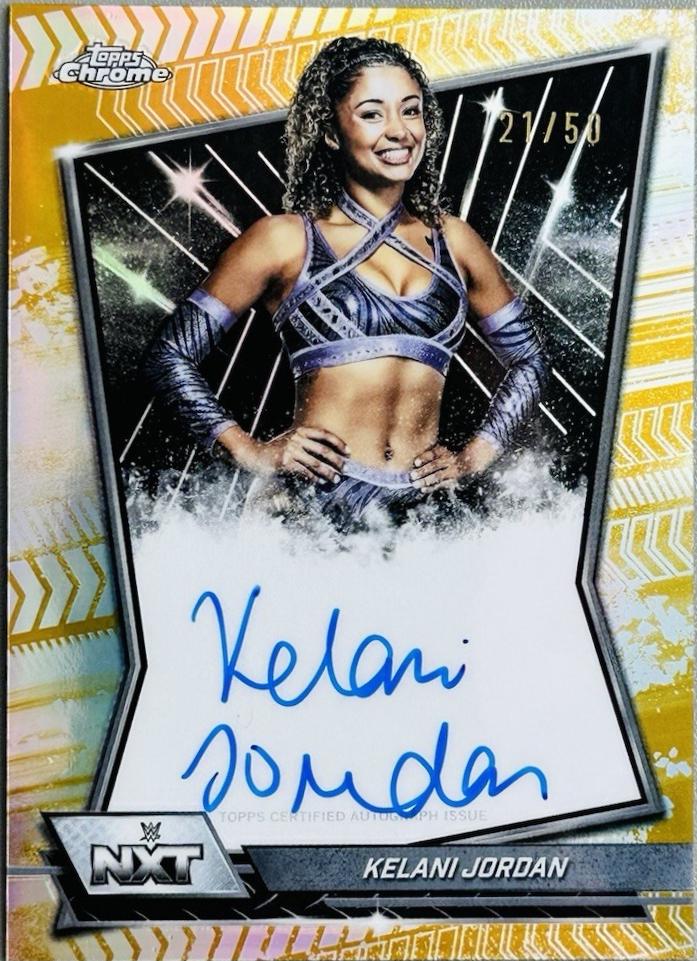 Kelani Jordan [Gold Refractor] #NXT-KEL