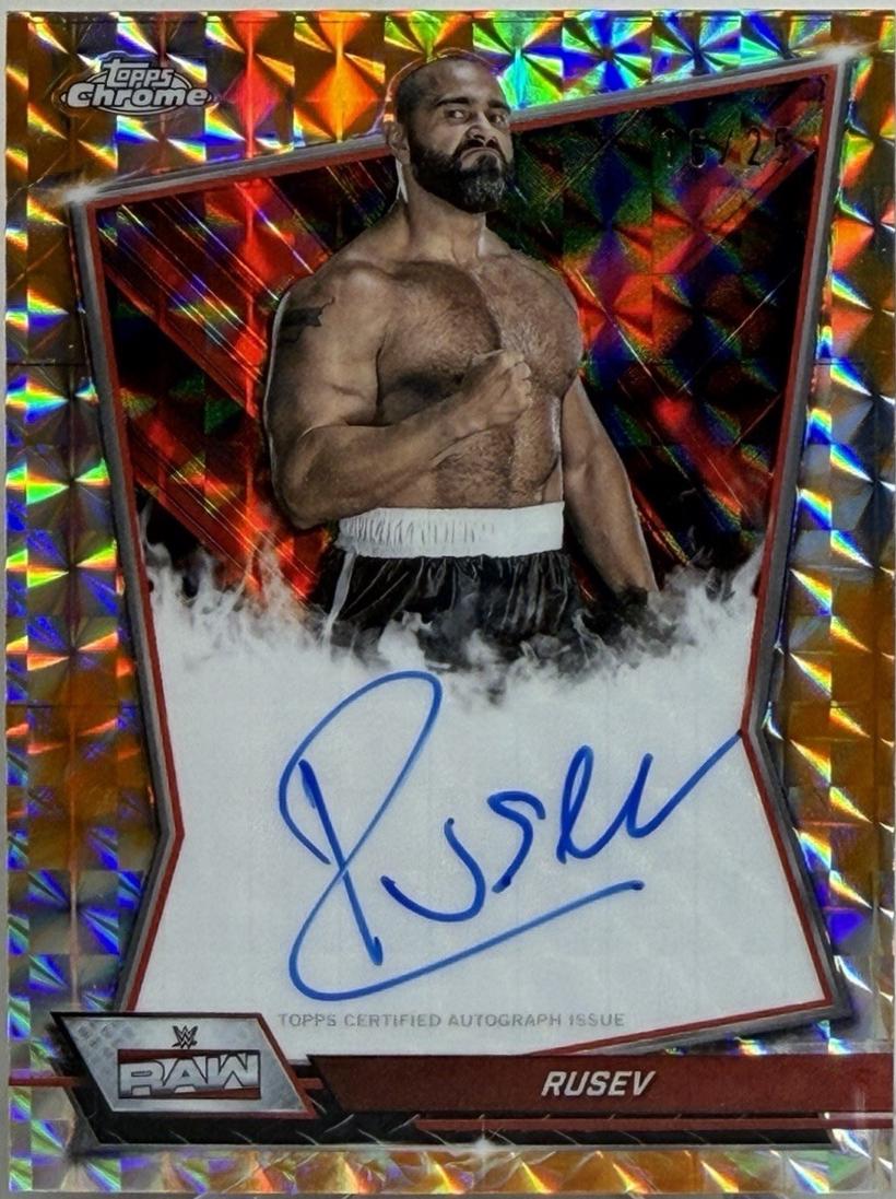 Rusev [Orange Geometric Refractor] #RBA-RSV