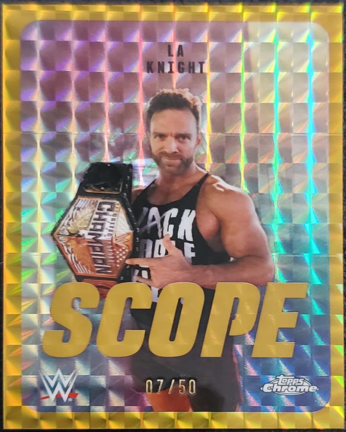 LA Knight [Gold Geometric Refractor] #SCO-6