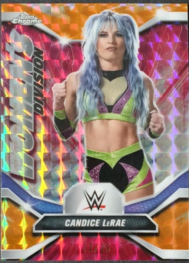 Candice LeRae [Orange Refractor] #WDV-2