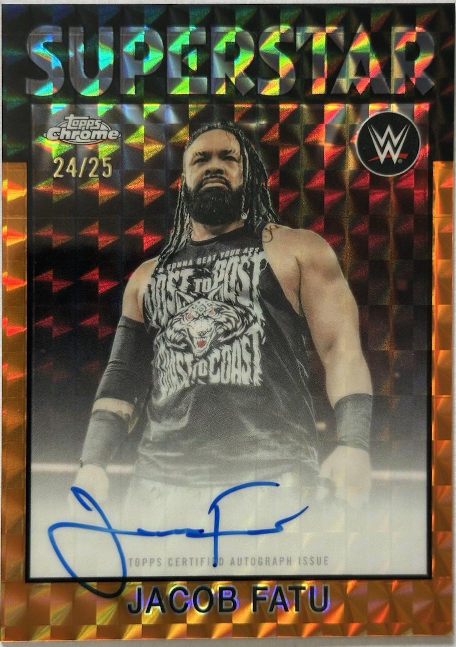 Jacob Fatu [Orange Geometric] #86T-JF