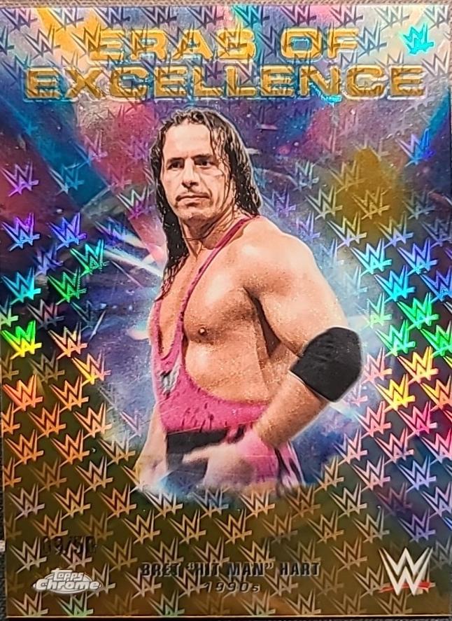 Bret Hit Man Hart [Gold Refractor] #ERA-21