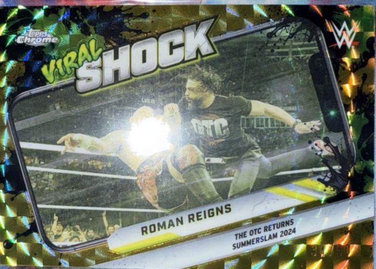 Roman Reigns [Gold Refractor] #VIR-19