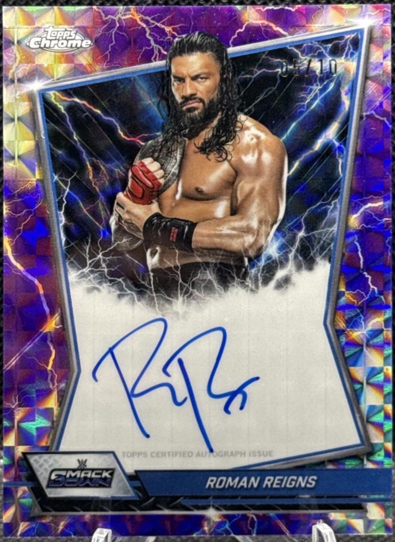 Roman Reigns [Purple Geometric Refractor] #BBA-ROM