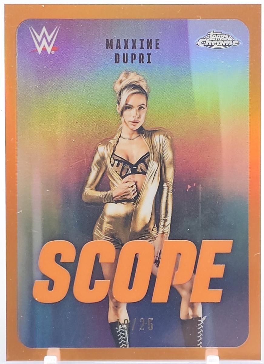 Maxxine Dupri [Orange Refractor] #SCO-23