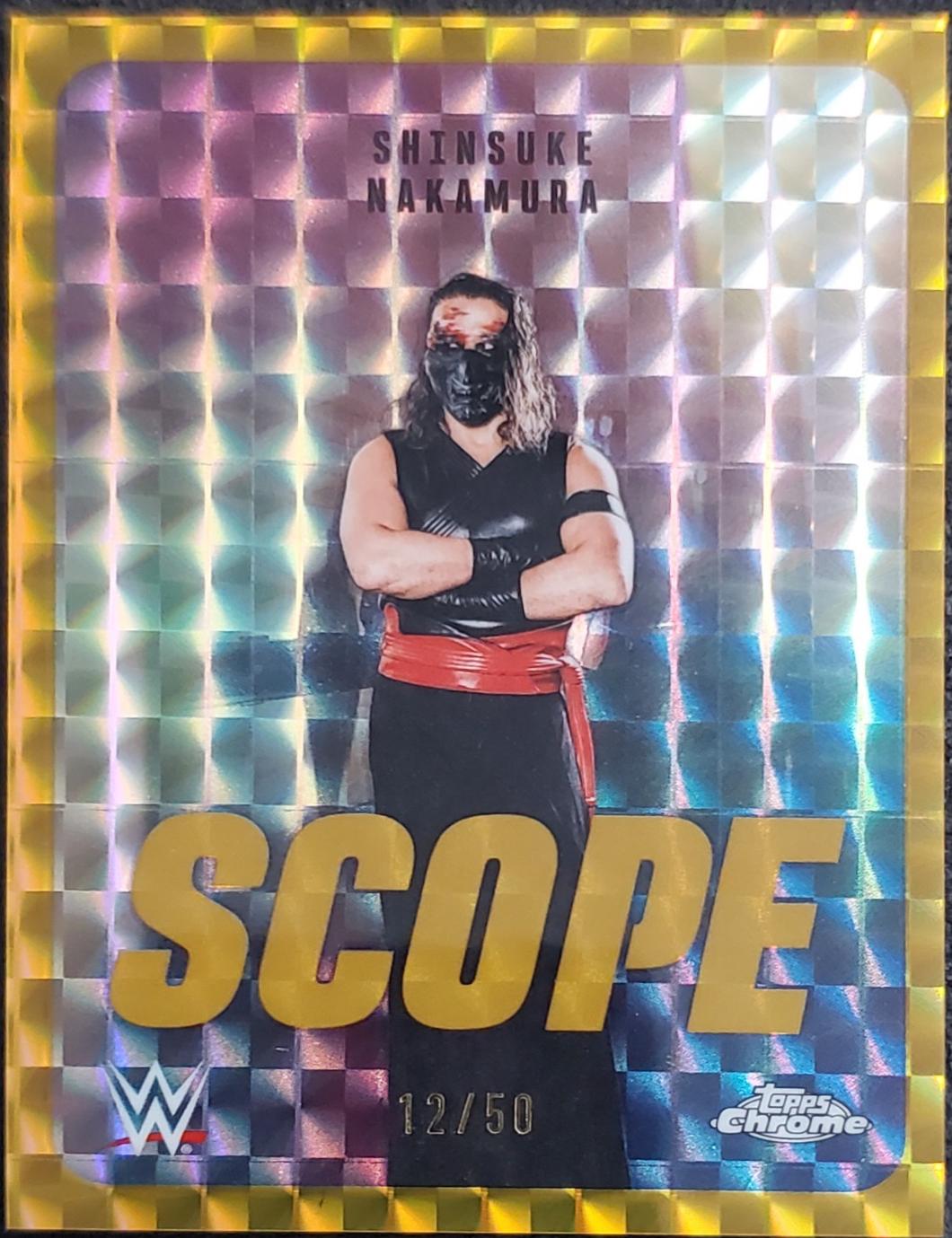 Shinsuke Nakamura [Gold Geometric Refractor] #SCO-9